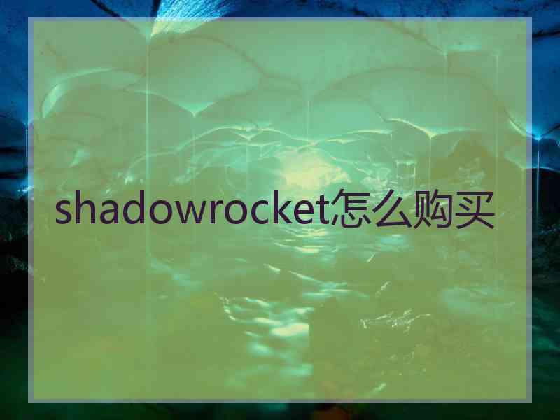 shadowrocket怎么购买