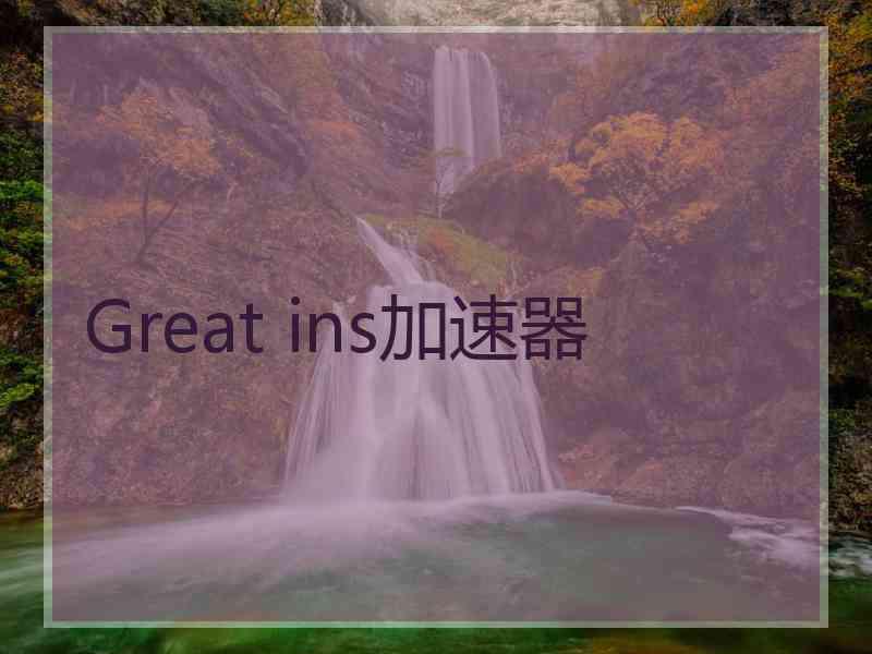 Great ins加速器