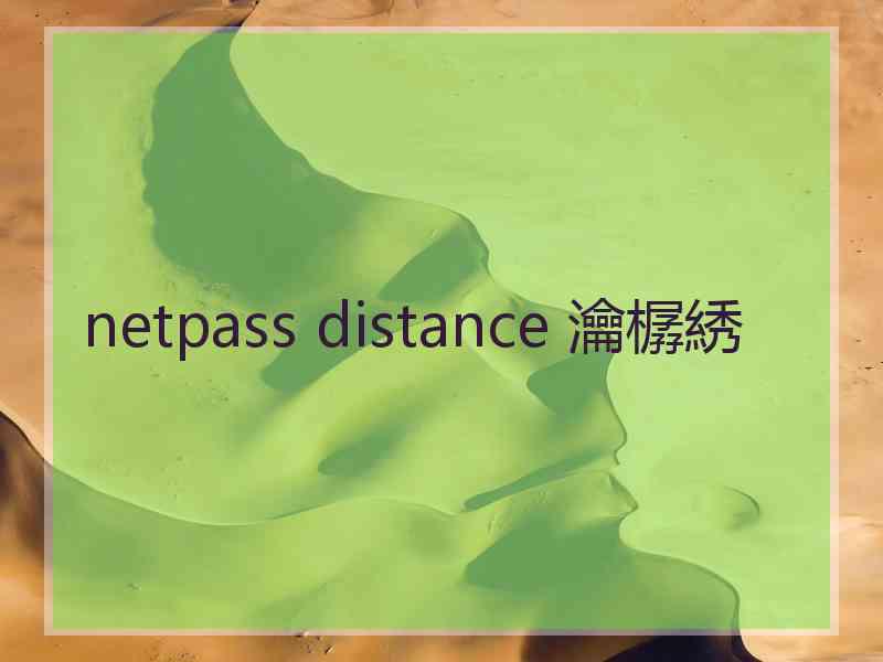 netpass distance 瀹樼綉